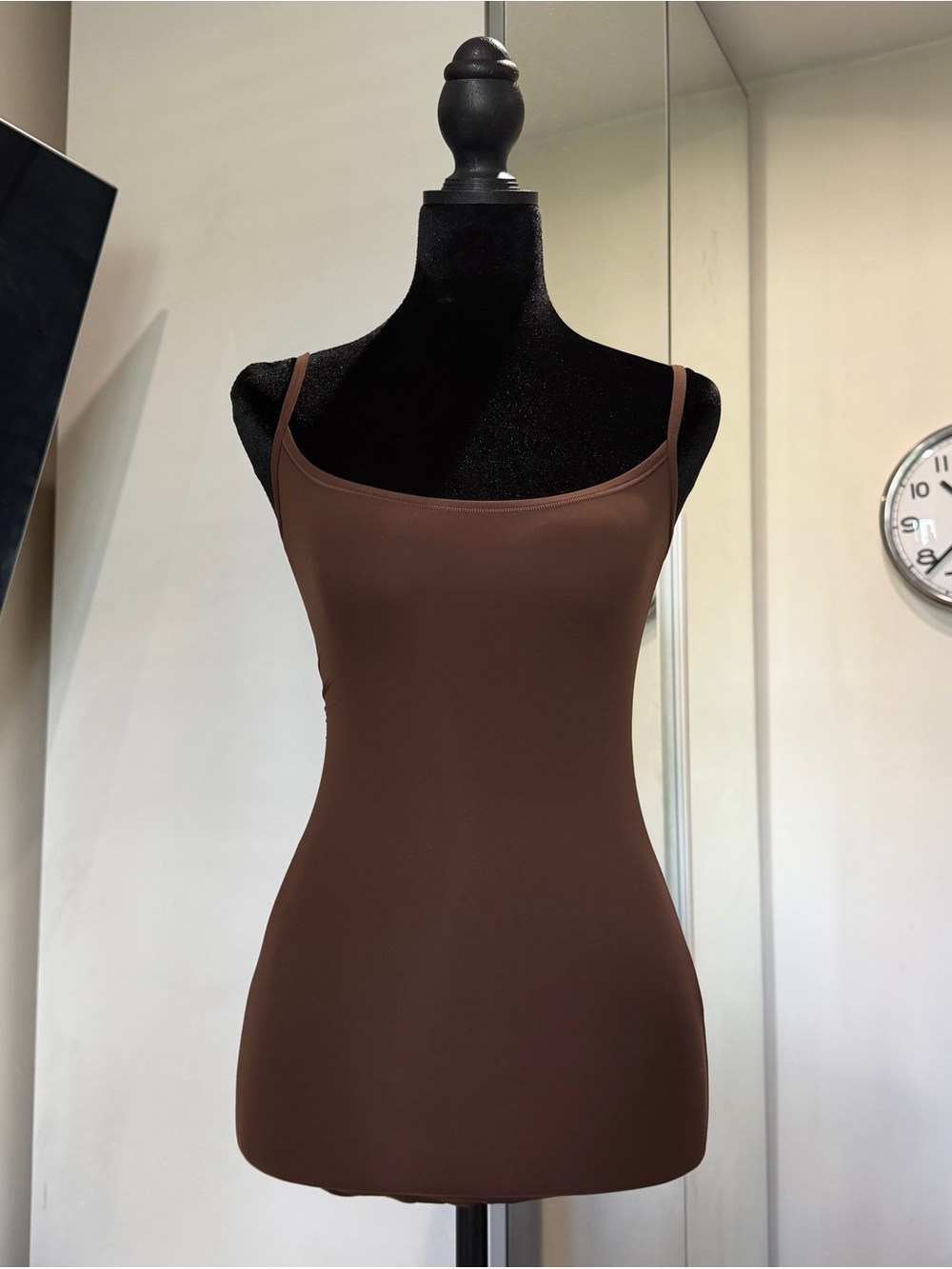 Skims Fits Everybody Cocoa Slip Mini Dress